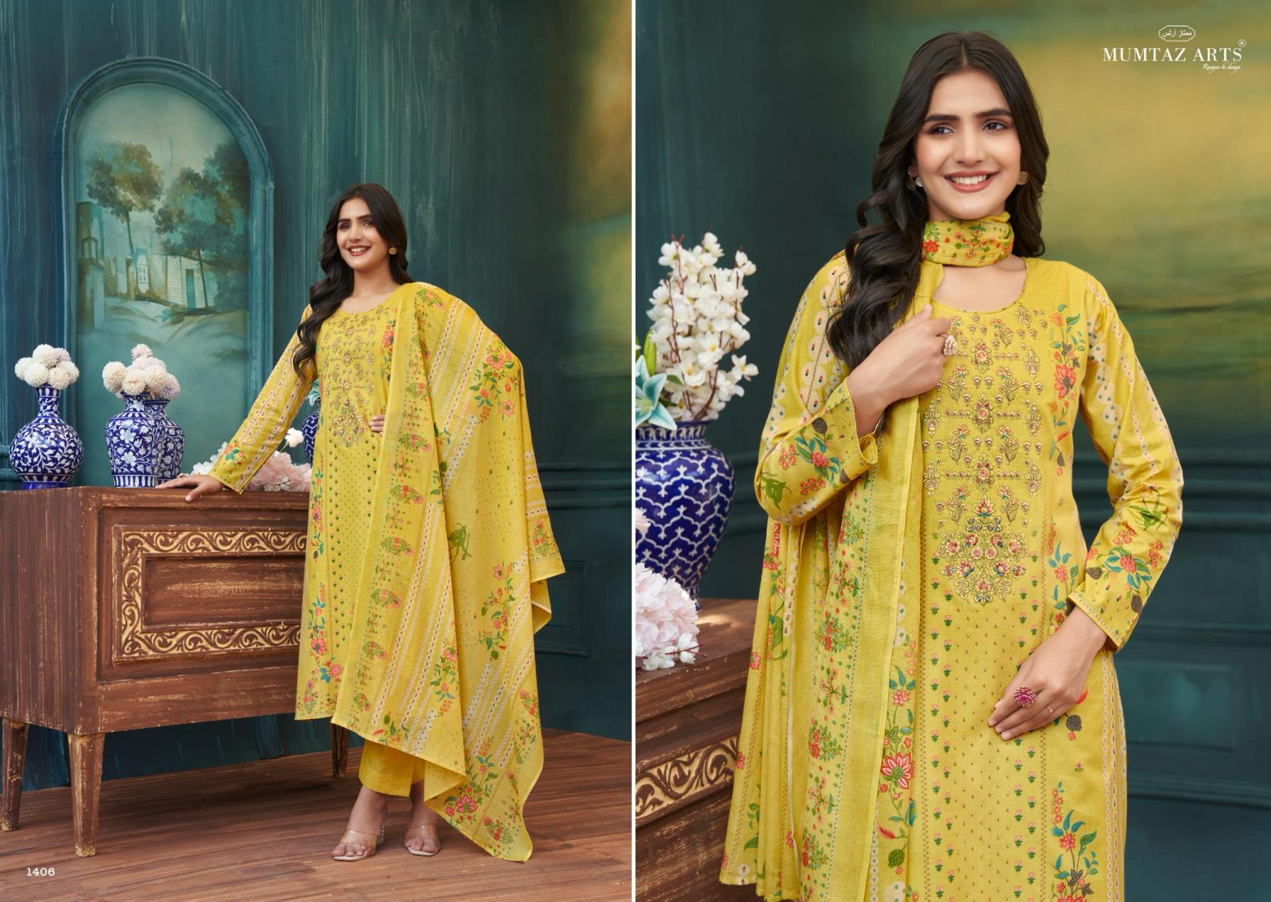 SAHIRA BY MUMTAZ ARTS KARACHI LAWN GORGEOUS LOOK UNSTITCH SUIT