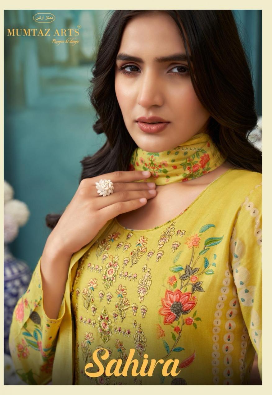 SAHIRA BY MUMTAZ ARTS KARACHI LAWN GORGEOUS LOOK UNSTITCH SUIT