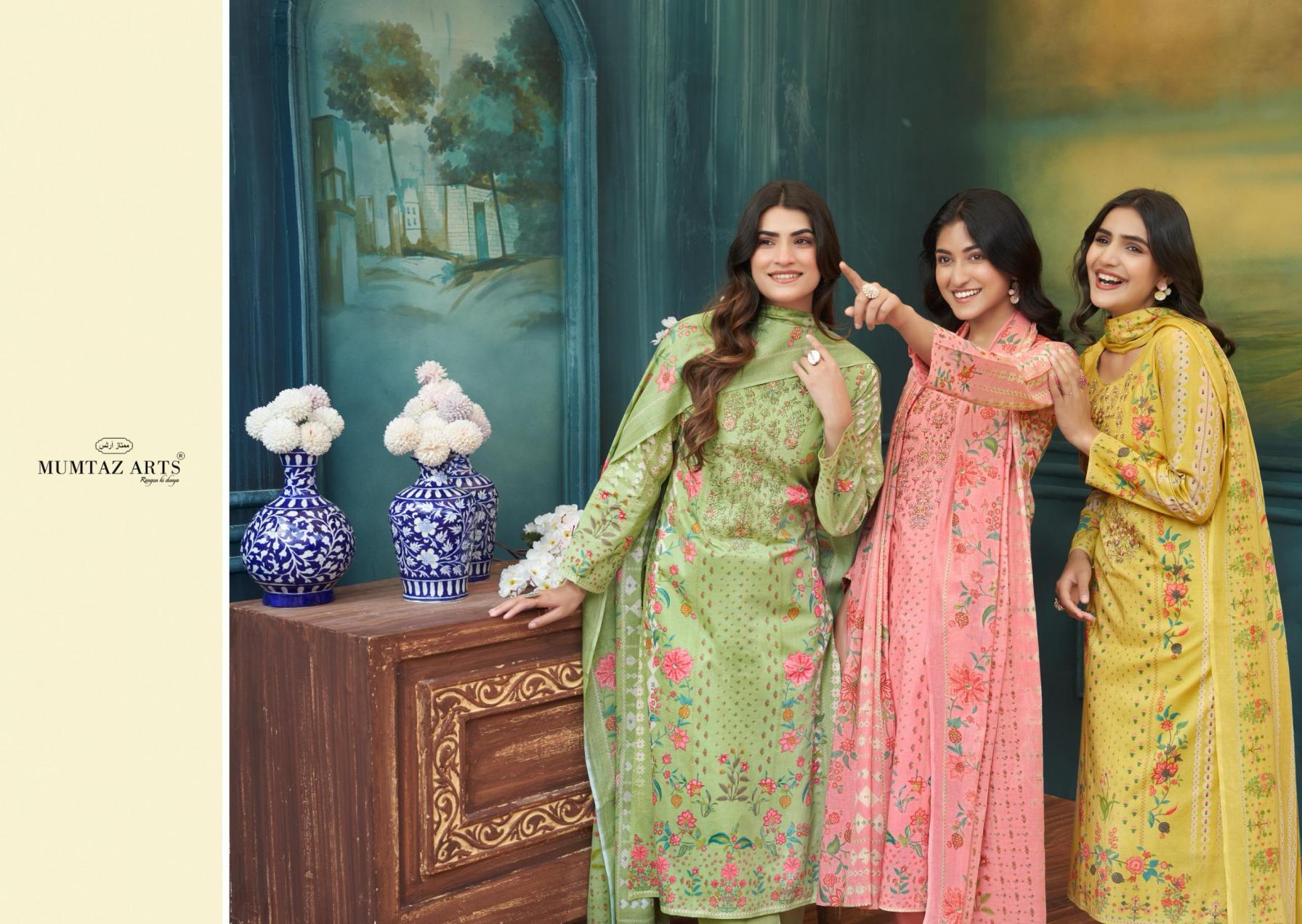 SAHIRA BY MUMTAZ ARTS KARACHI LAWN GORGEOUS LOOK UNSTITCH SUIT