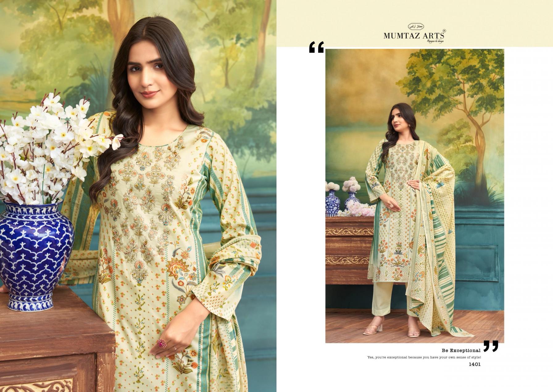SAHIRA BY MUMTAZ ARTS KARACHI LAWN GORGEOUS LOOK UNSTITCH SUIT