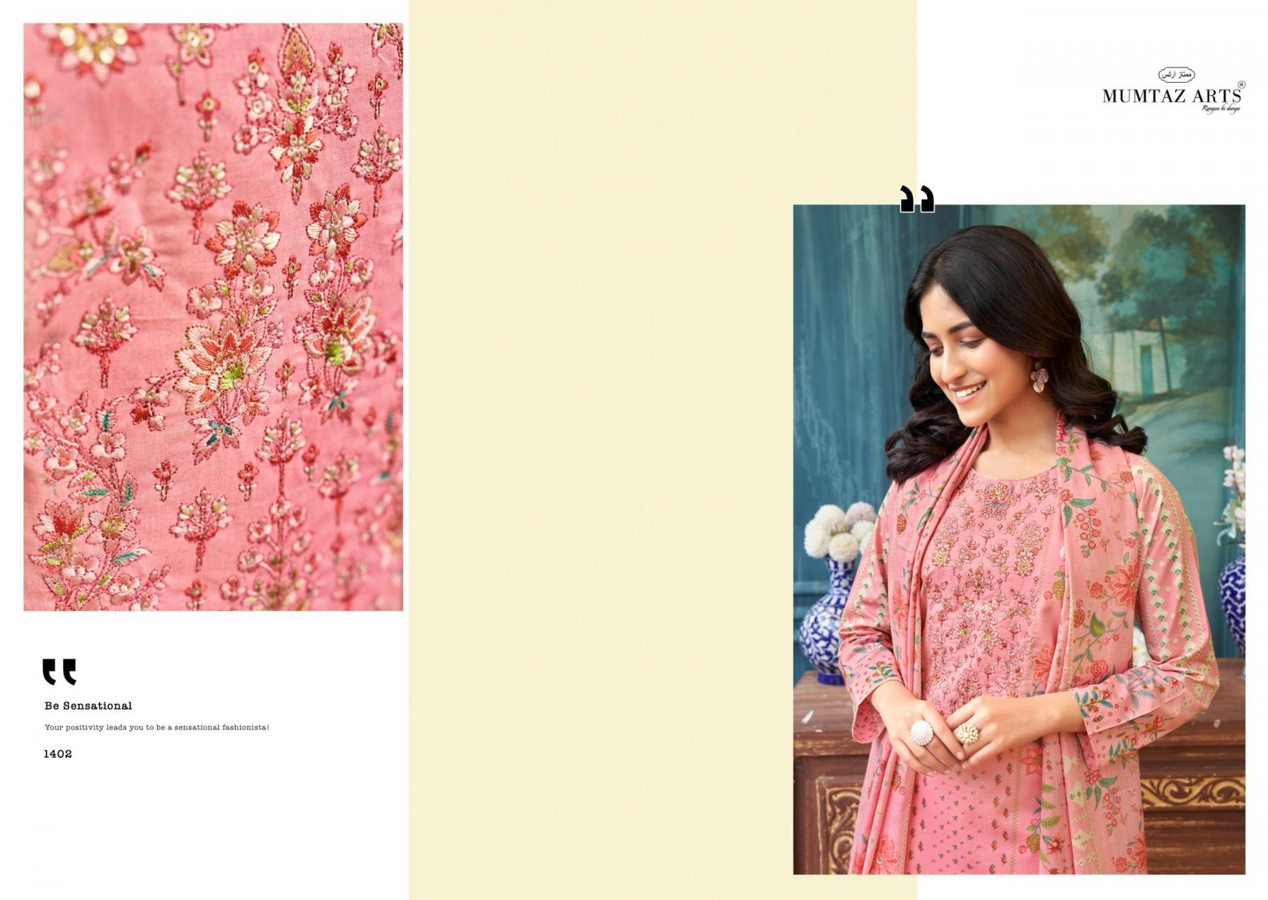 SAHIRA BY MUMTAZ ARTS KARACHI LAWN GORGEOUS LOOK UNSTITCH SUIT