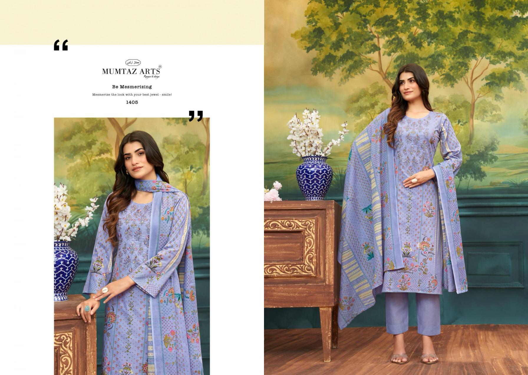 SAHIRA BY MUMTAZ ARTS KARACHI LAWN GORGEOUS LOOK UNSTITCH SUIT