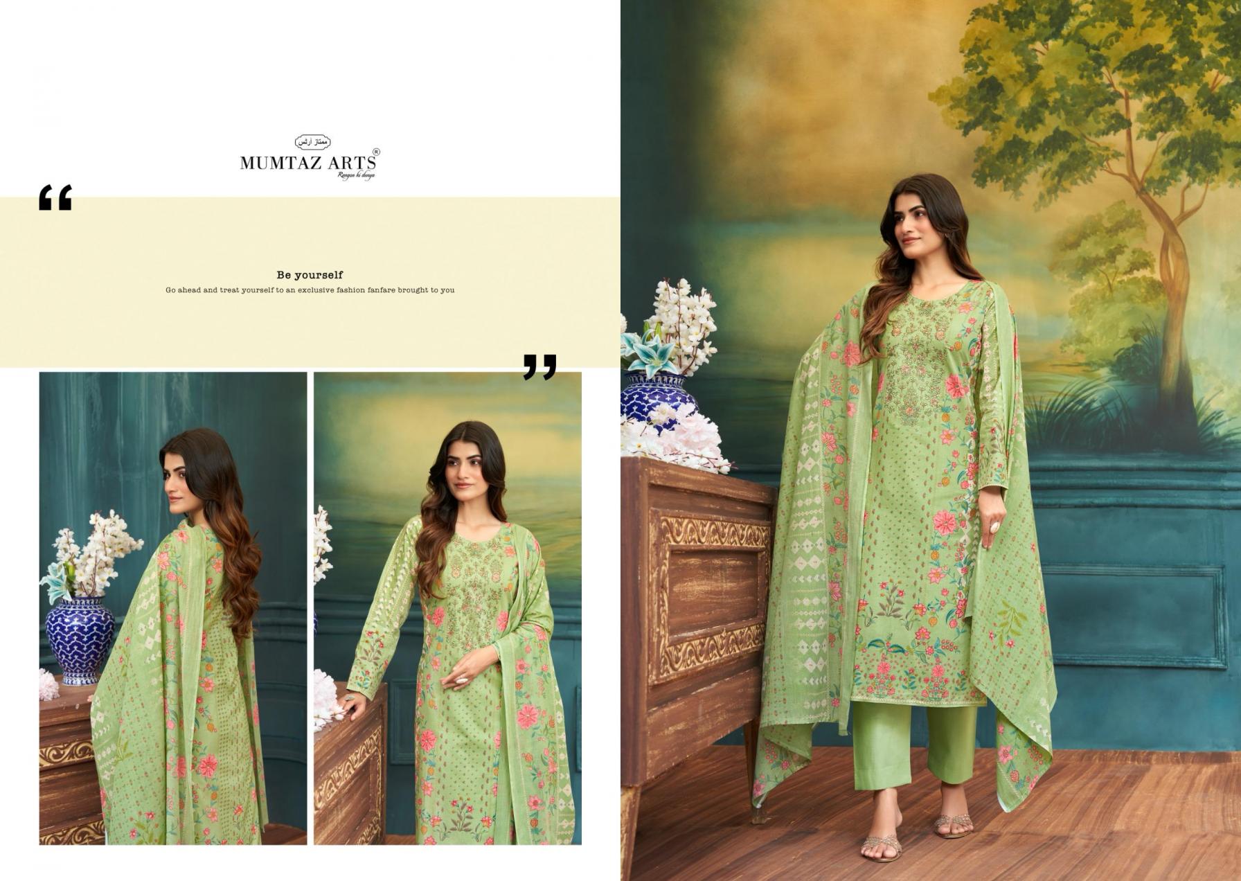 SAHIRA BY MUMTAZ ARTS KARACHI LAWN GORGEOUS LOOK UNSTITCH SUIT