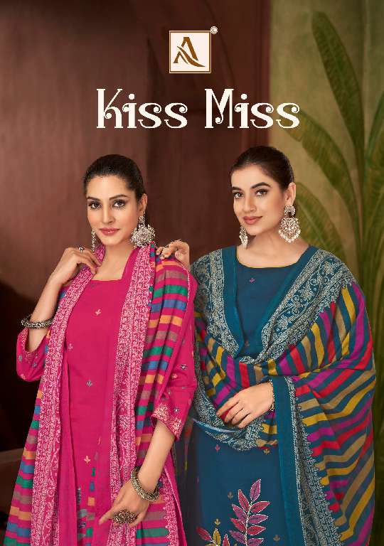 ALOK SUITS KISS MISS WHOLESALE PURE COTTON WITH WORK DRESS MATERIAL