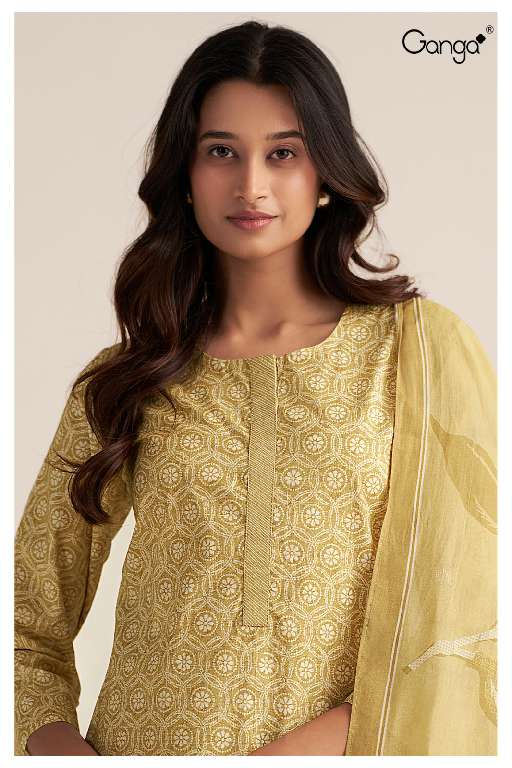 GANGA LENNON S3492 WHOLESALE PREMIUM COTTON PRINTED BEAUTIFUL SUMMER SUITS