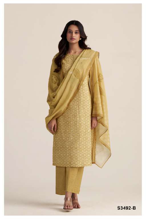 GANGA LENNON S3492 WHOLESALE PREMIUM COTTON PRINTED BEAUTIFUL SUMMER SUITS