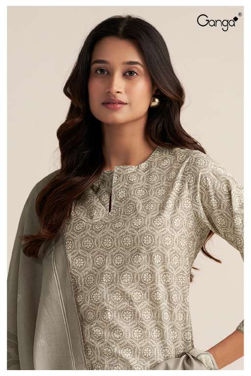 GANGA LENNON S3492 WHOLESALE PREMIUM COTTON PRINTED BEAUTIFUL SUMMER SUITS