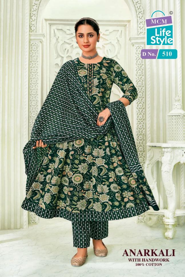 ANARKALI VOL 5 BY MCM LIFESTYLE READYMADE COTTON BEAUTIFUL LOOK BIG SIZE SUITS