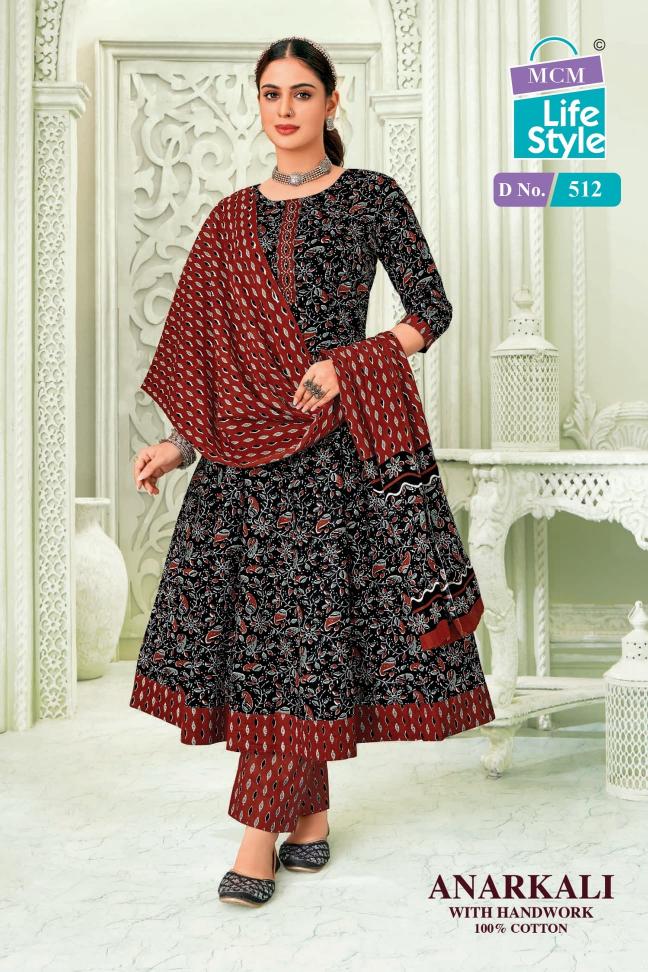 ANARKALI VOL 5 BY MCM LIFESTYLE READYMADE COTTON BEAUTIFUL LOOK BIG SIZE SUITS