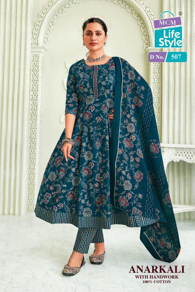 ANARKALI VOL 5 BY MCM LIFESTYLE READYMADE COTTON BEAUTIFUL LOOK BIG SIZE SUITS