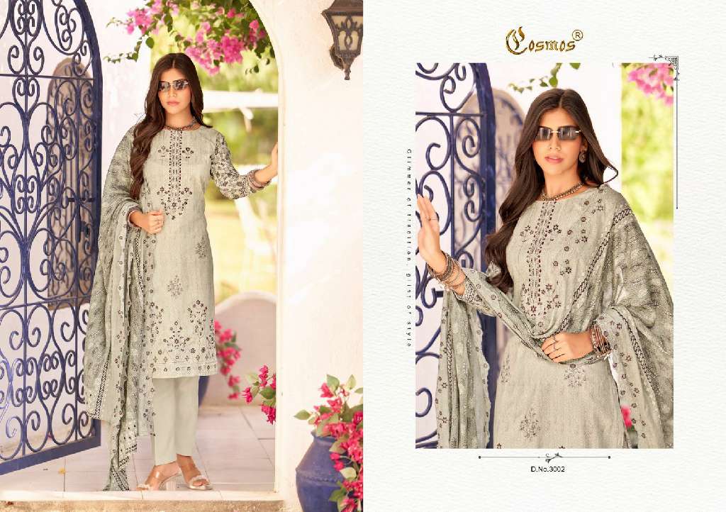 COSMOS BIN SAEED VOL-3 WHOLESALE DESIGNER PAKISATNI SUITS
