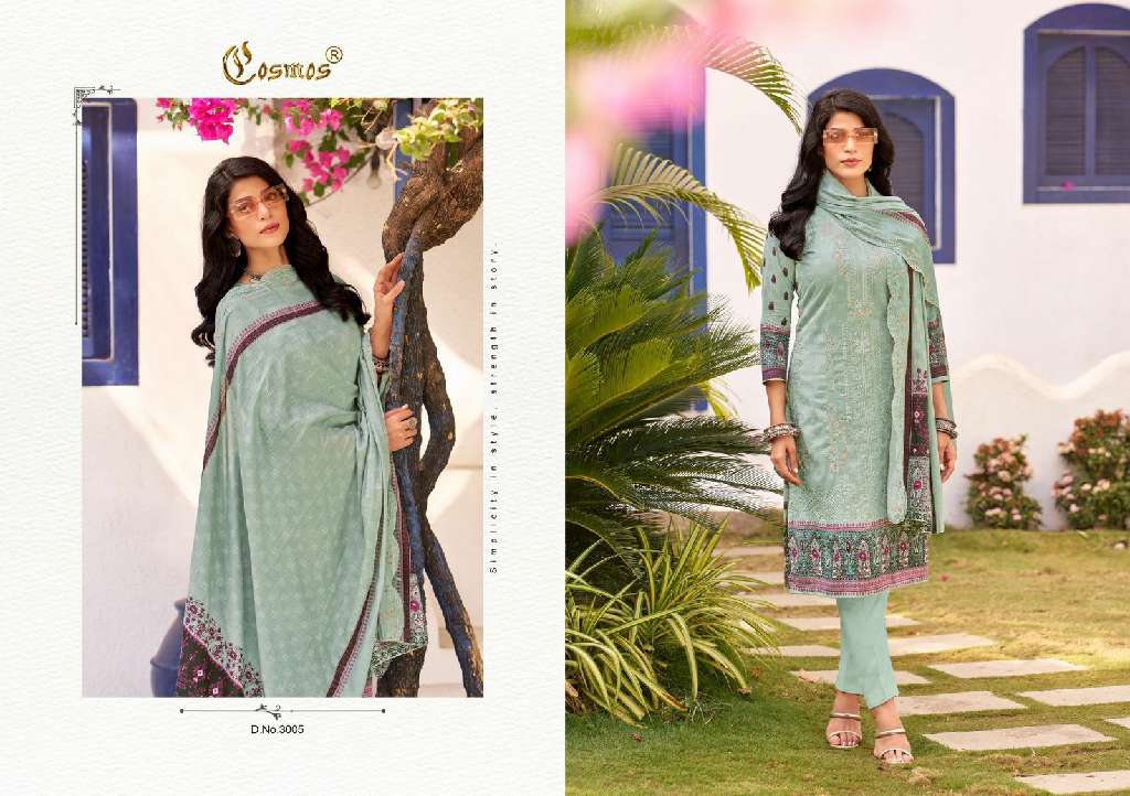 COSMOS BIN SAEED VOL-3 WHOLESALE DESIGNER PAKISATNI SUITS