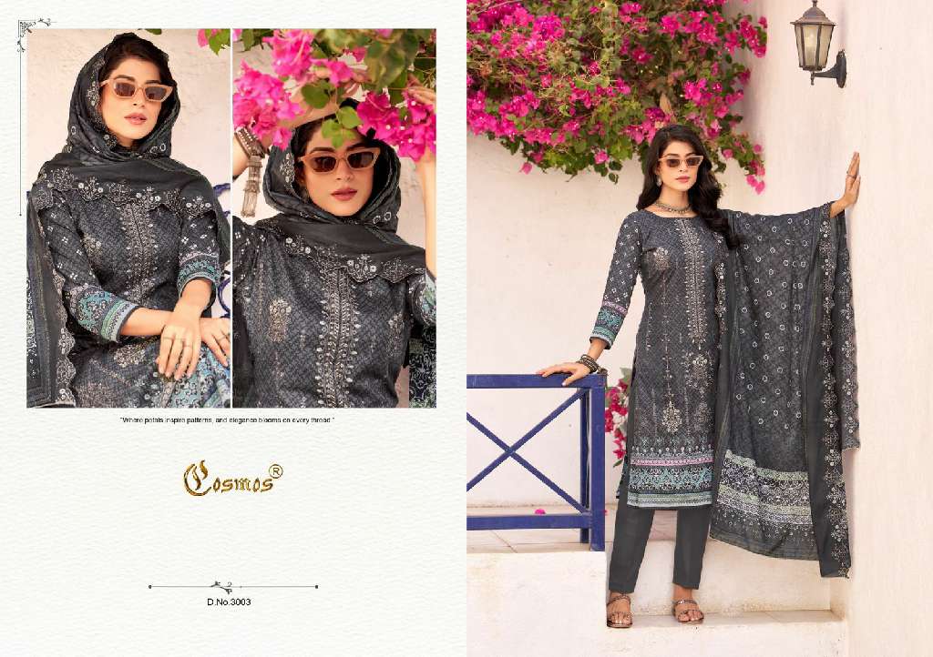 COSMOS BIN SAEED VOL-3 WHOLESALE DESIGNER PAKISATNI SUITS