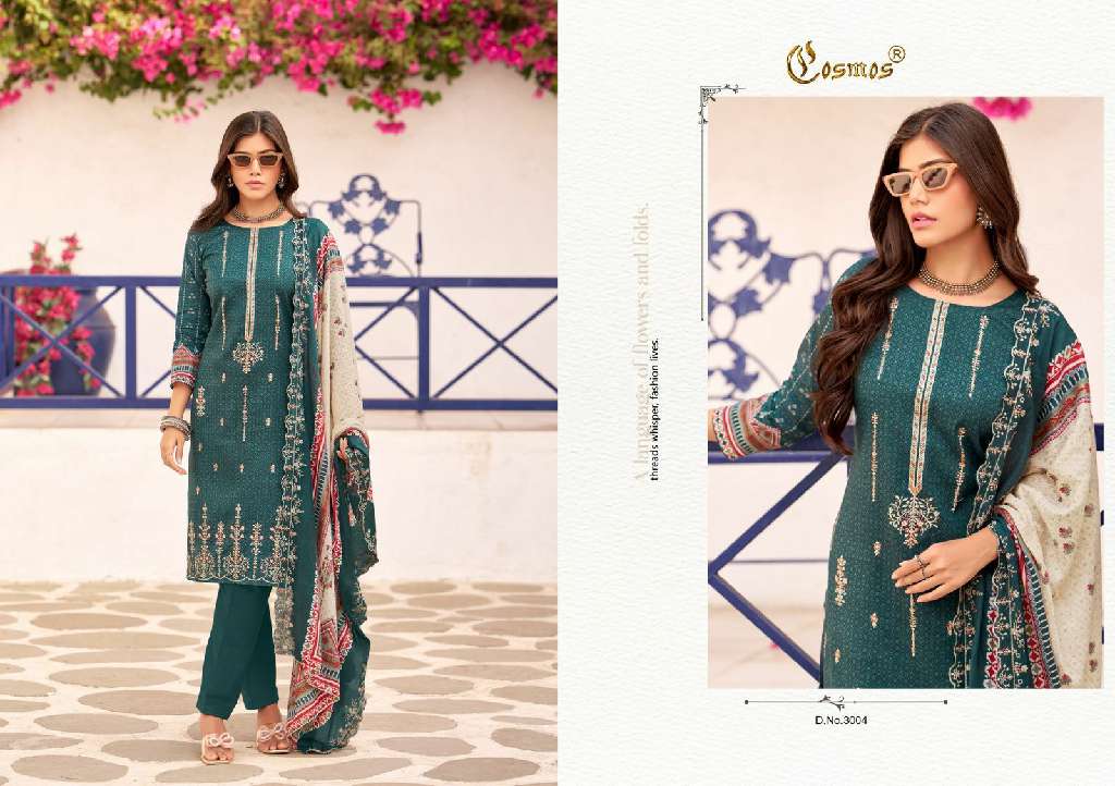 COSMOS BIN SAEED VOL-3 WHOLESALE DESIGNER PAKISATNI SUITS