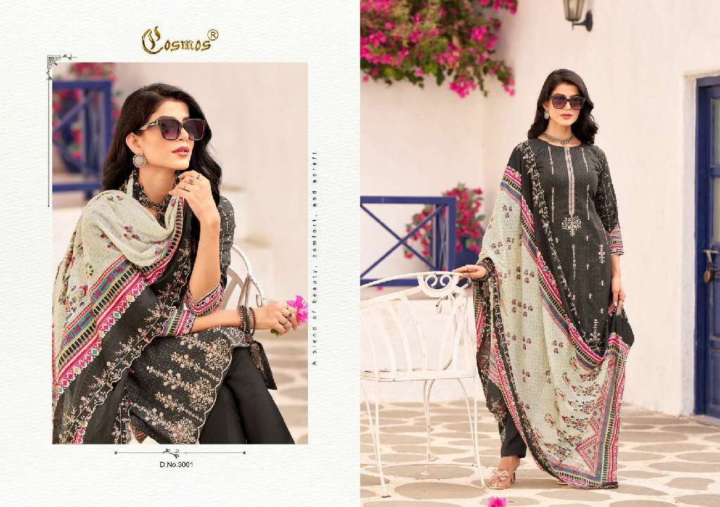 COSMOS BIN SAEED VOL-3 WHOLESALE DESIGNER PAKISATNI SUITS