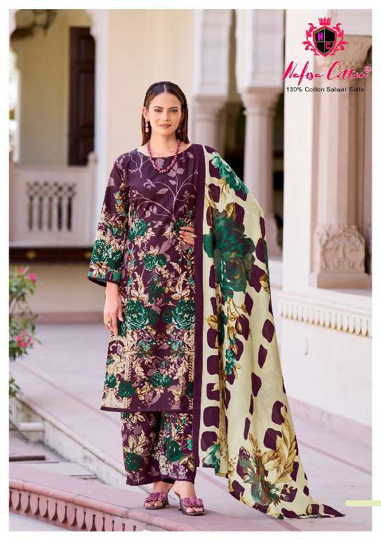 NAFISA COTTON HOOR PRINTED SUMMER EDITION 25 KARACHI PRETTY SUITS