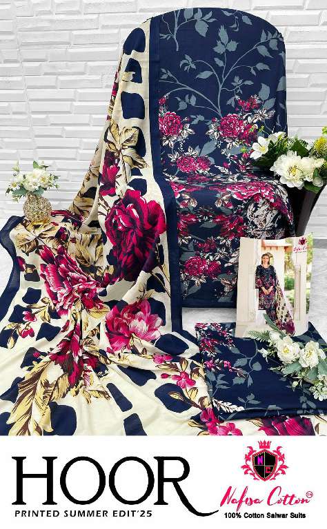 NAFISA COTTON HOOR PRINTED SUMMER EDITION 25 KARACHI PRETTY SUITS