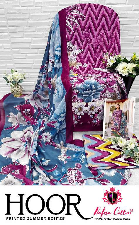 NAFISA COTTON HOOR PRINTED SUMMER EDITION 25 KARACHI PRETTY SUITS