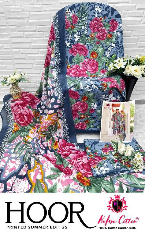 NAFISA COTTON HOOR PRINTED SUMMER EDITION 25 KARACHI PRETTY SUITS