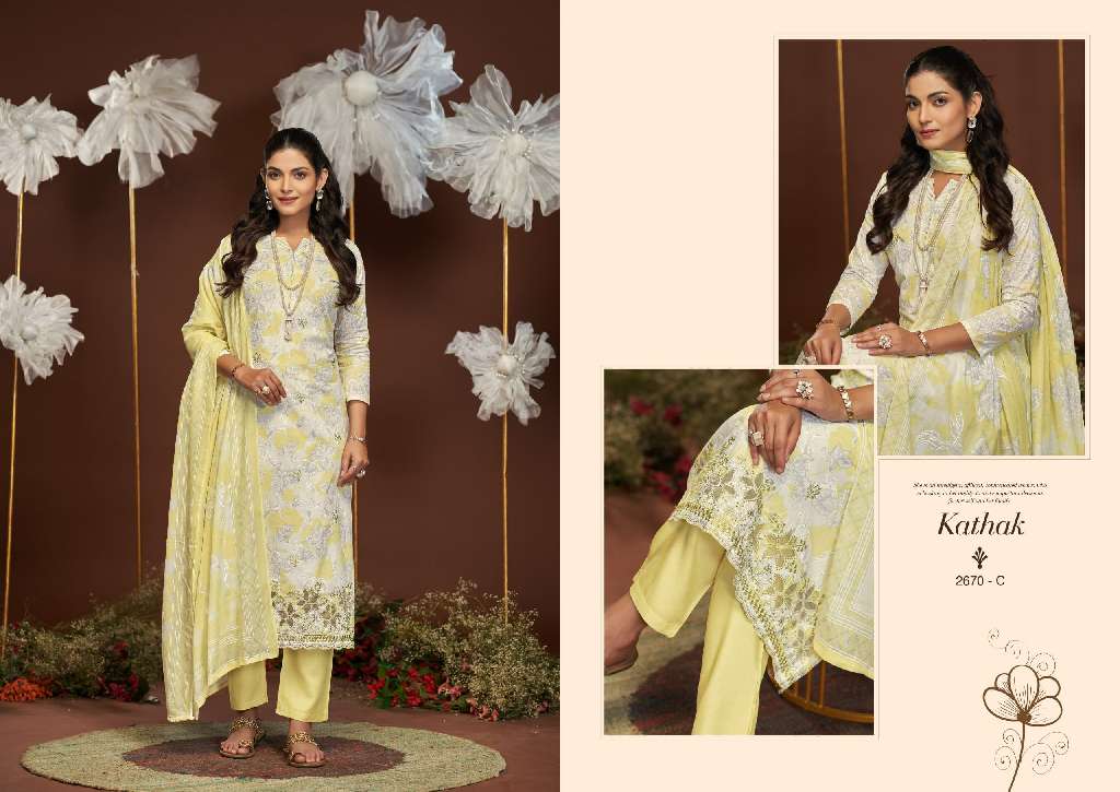 SARGAM KATHAK VOL-2 WHOLESALE PREMIUM SUMMER COLLECTION OF SUITS