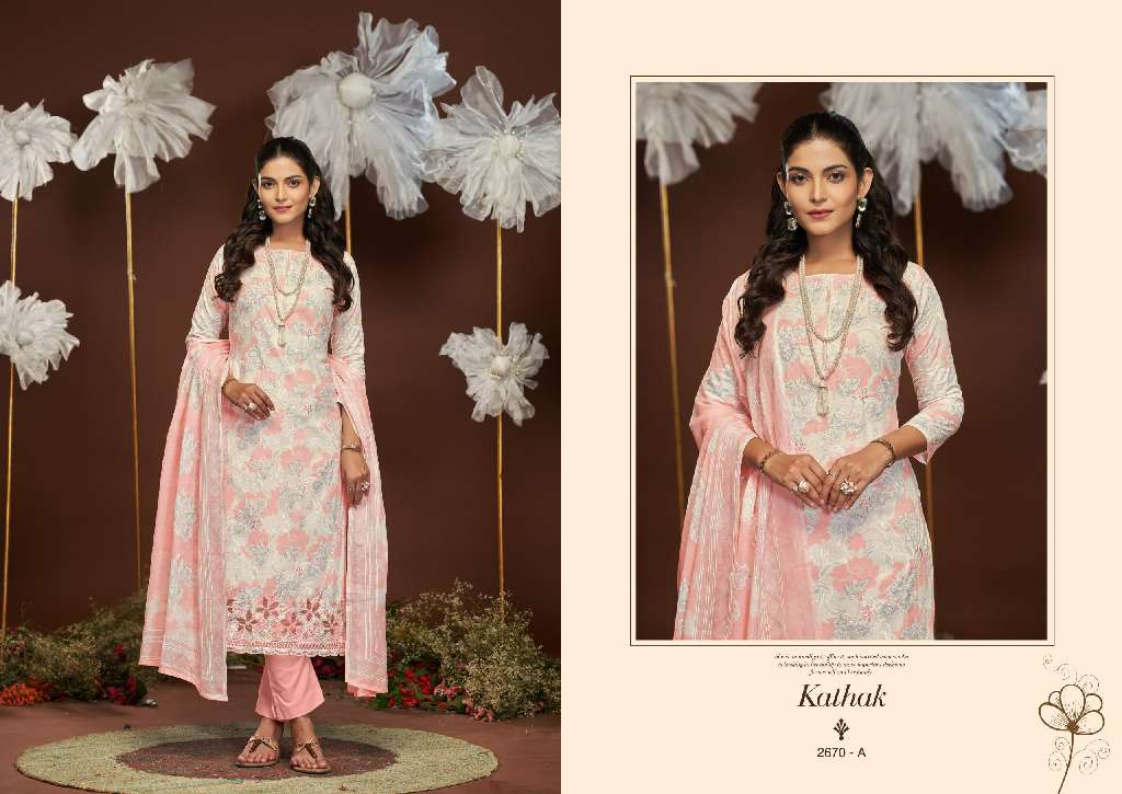 SARGAM KATHAK VOL-2 WHOLESALE PREMIUM SUMMER COLLECTION OF SUITS