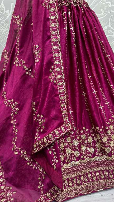 ANJANI ART D.NO 2851 WHOLESALE WEDDING LEHENGAS CHOLI