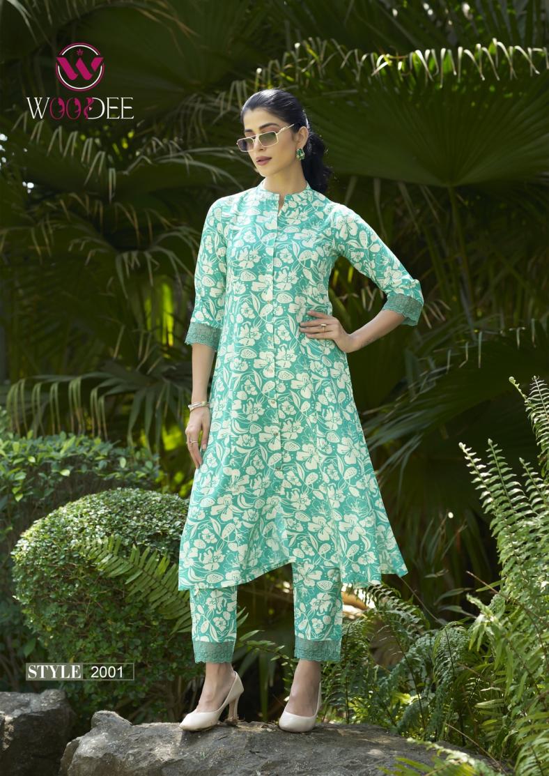 WOODEE SHAKIRA VOL 2 RAYON READYMADE ELEGANCE CO-ORD SETS