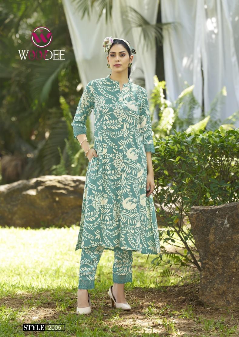 WOODEE SHAKIRA VOL 2 RAYON READYMADE ELEGANCE CO-ORD SETS