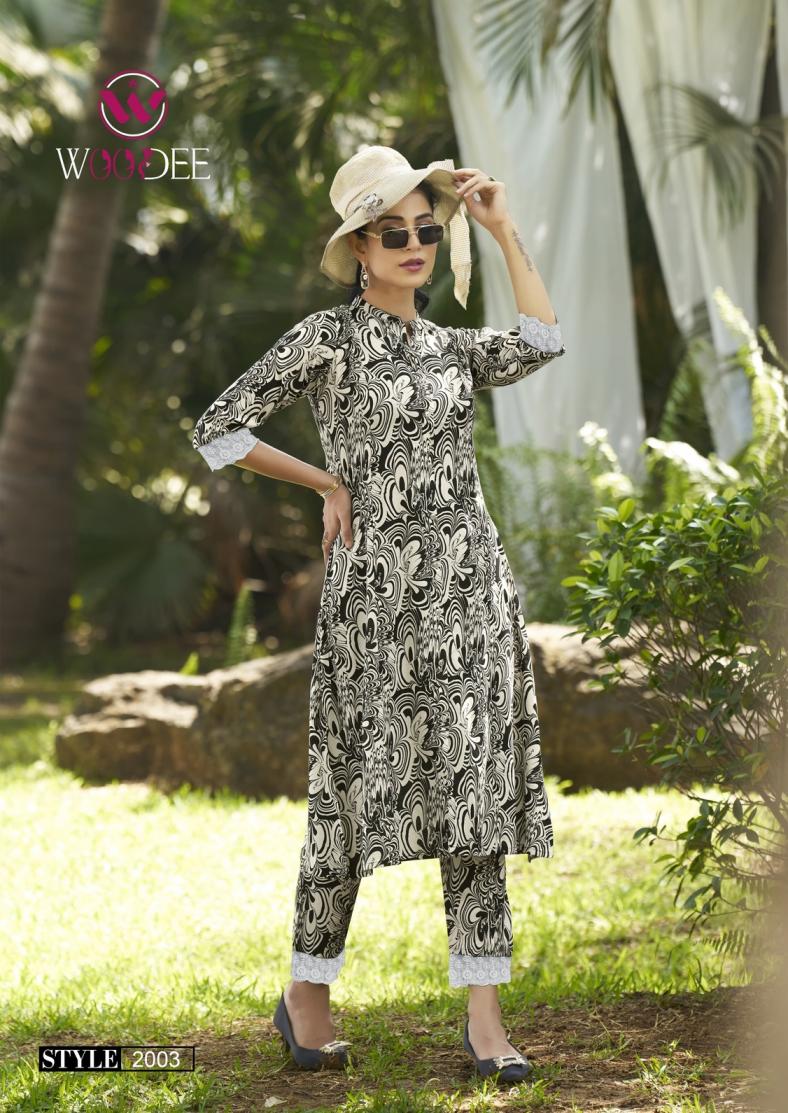 WOODEE SHAKIRA VOL 2 RAYON READYMADE ELEGANCE CO-ORD SETS