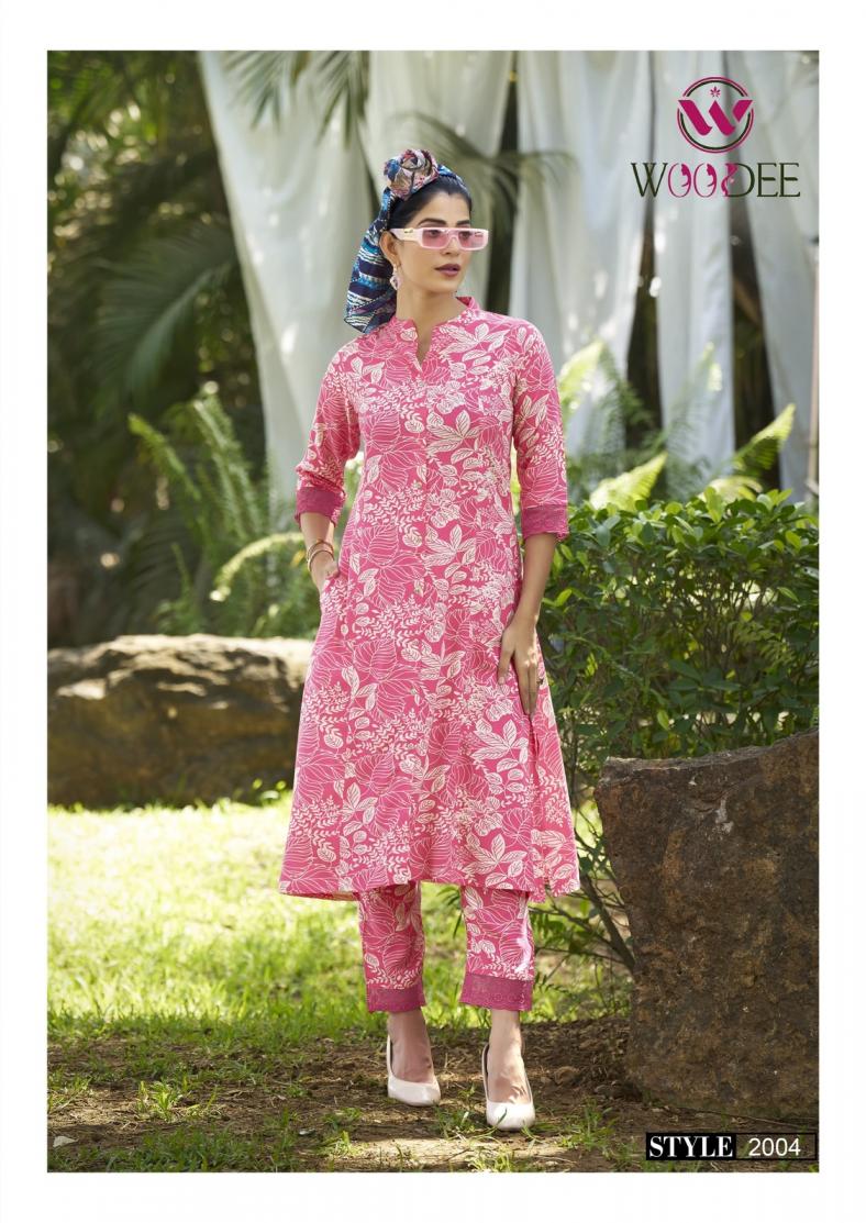 WOODEE SHAKIRA VOL 2 RAYON READYMADE ELEGANCE CO-ORD SETS