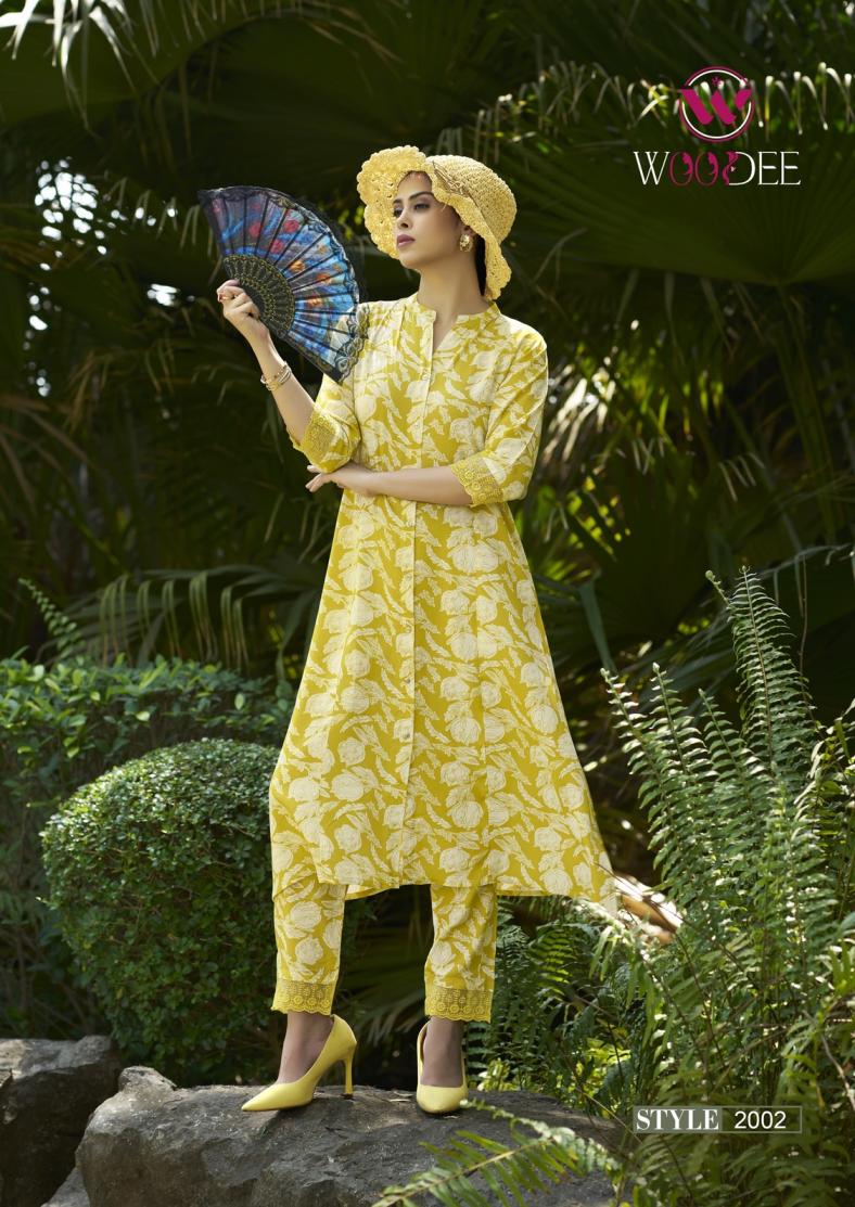 WOODEE SHAKIRA VOL 2 RAYON READYMADE ELEGANCE CO-ORD SETS