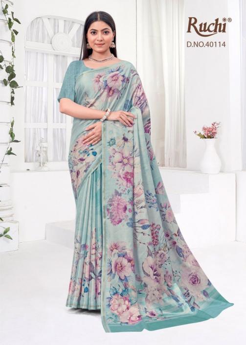 SAISHA VOL 2 BY RUCHI REGULAR WEAR TUSSAR SILK SAREES
