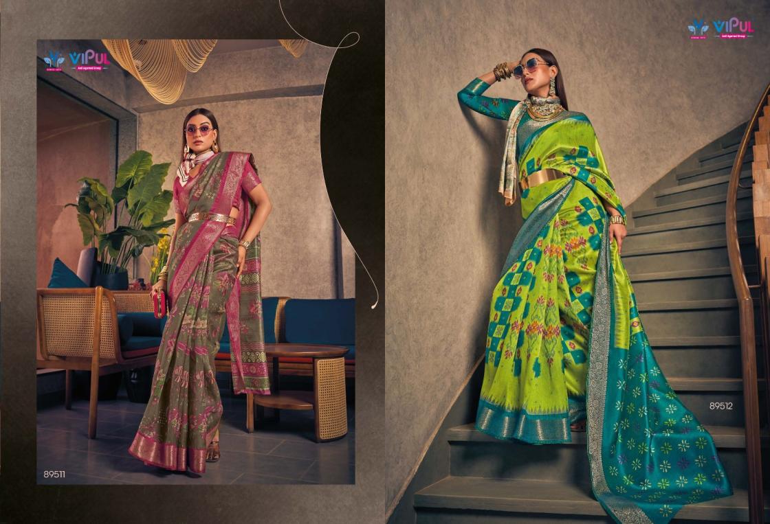 VIPUL VENUS SILK TWO TONE SILK FANCY BEST SAREE ONLINE