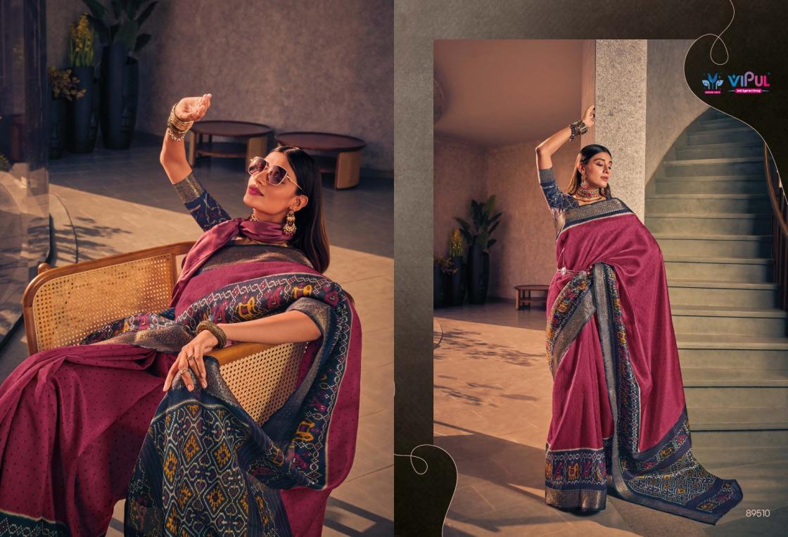 VIPUL VENUS SILK TWO TONE SILK FANCY BEST SAREE ONLINE