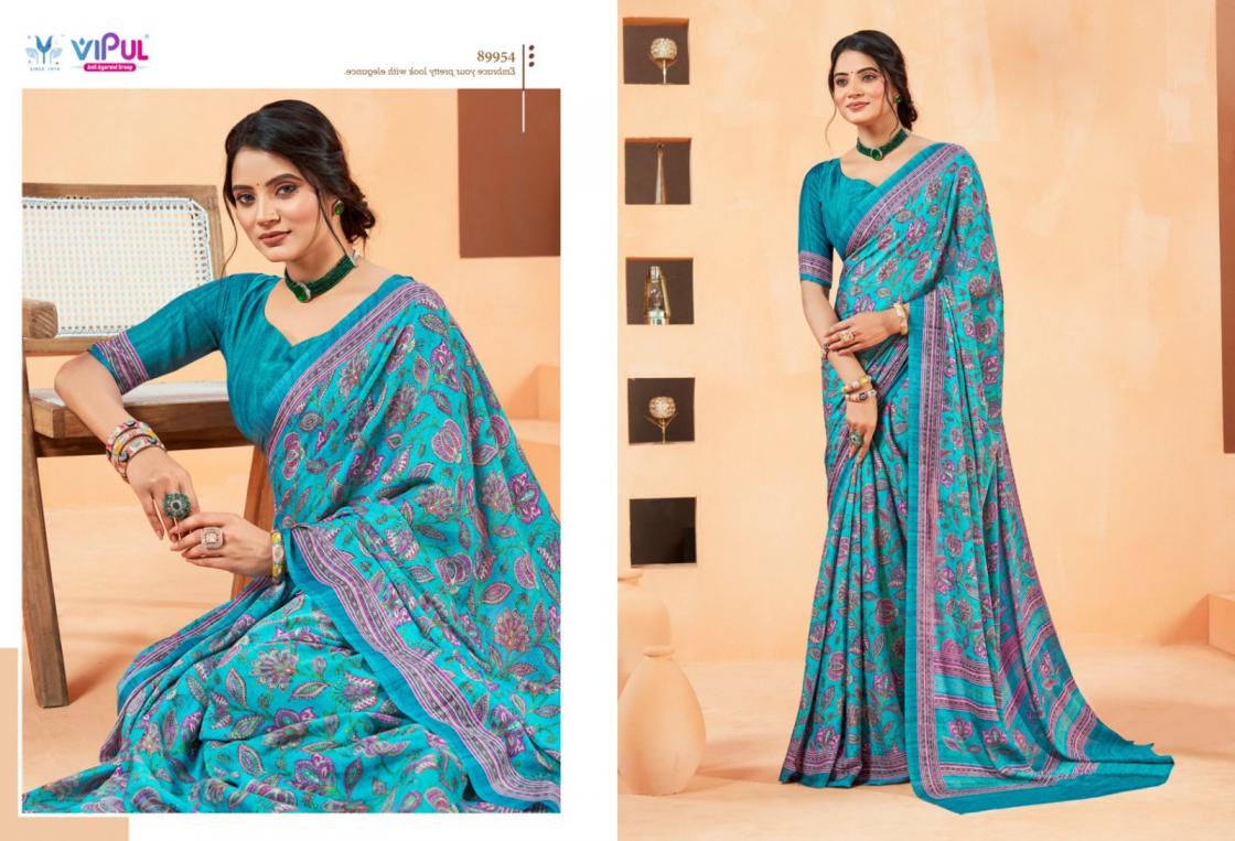 VIPUL ANTIQUE ROYAL VOL 14 CREWA GEORGETTE STYLISH SAREE ONLINE