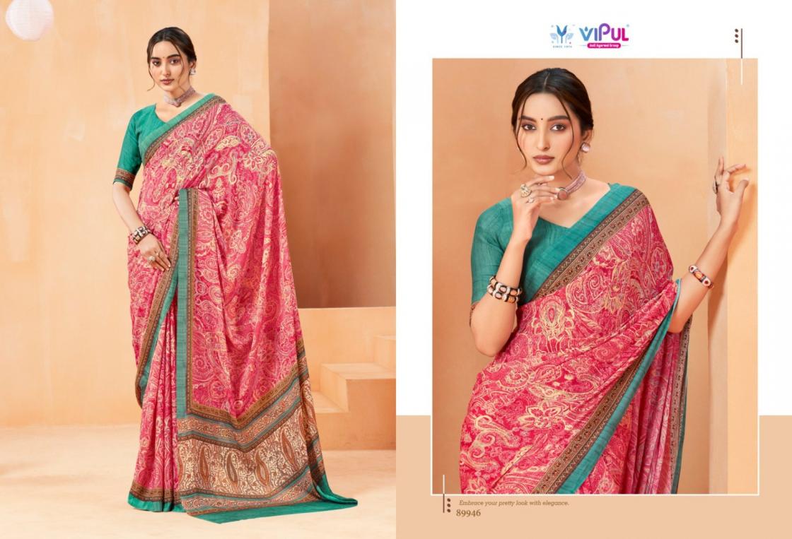 VIPUL ANTIQUE ROYAL VOL 14 CREWA GEORGETTE STYLISH SAREE ONLINE