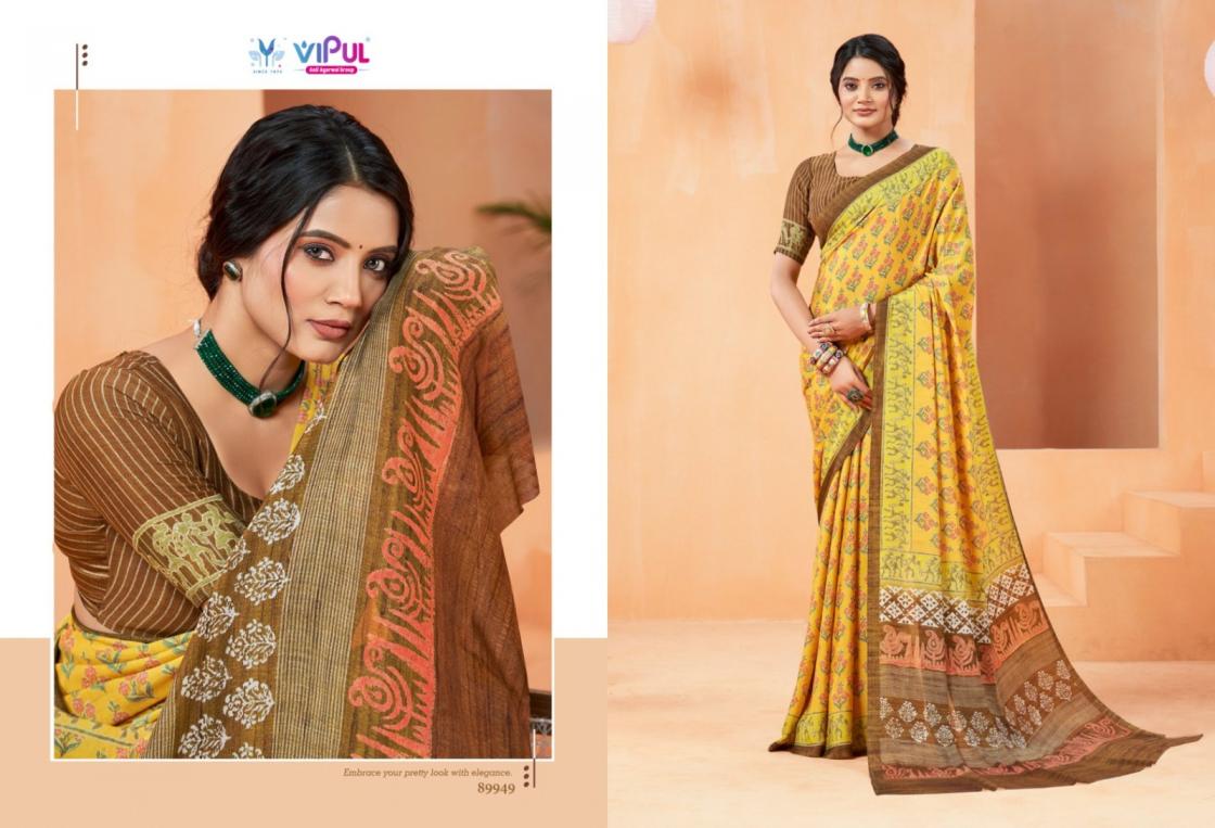 VIPUL ANTIQUE ROYAL VOL 14 CREWA GEORGETTE STYLISH SAREE ONLINE
