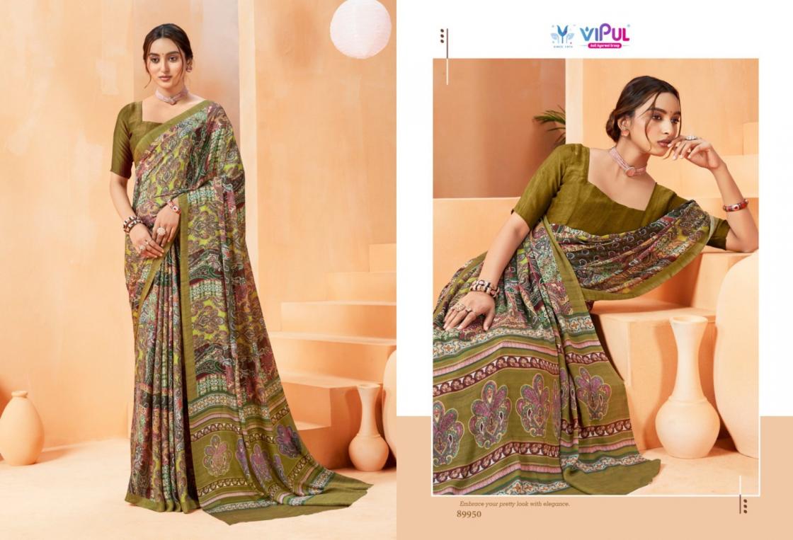 VIPUL ANTIQUE ROYAL VOL 14 CREWA GEORGETTE STYLISH SAREE ONLINE