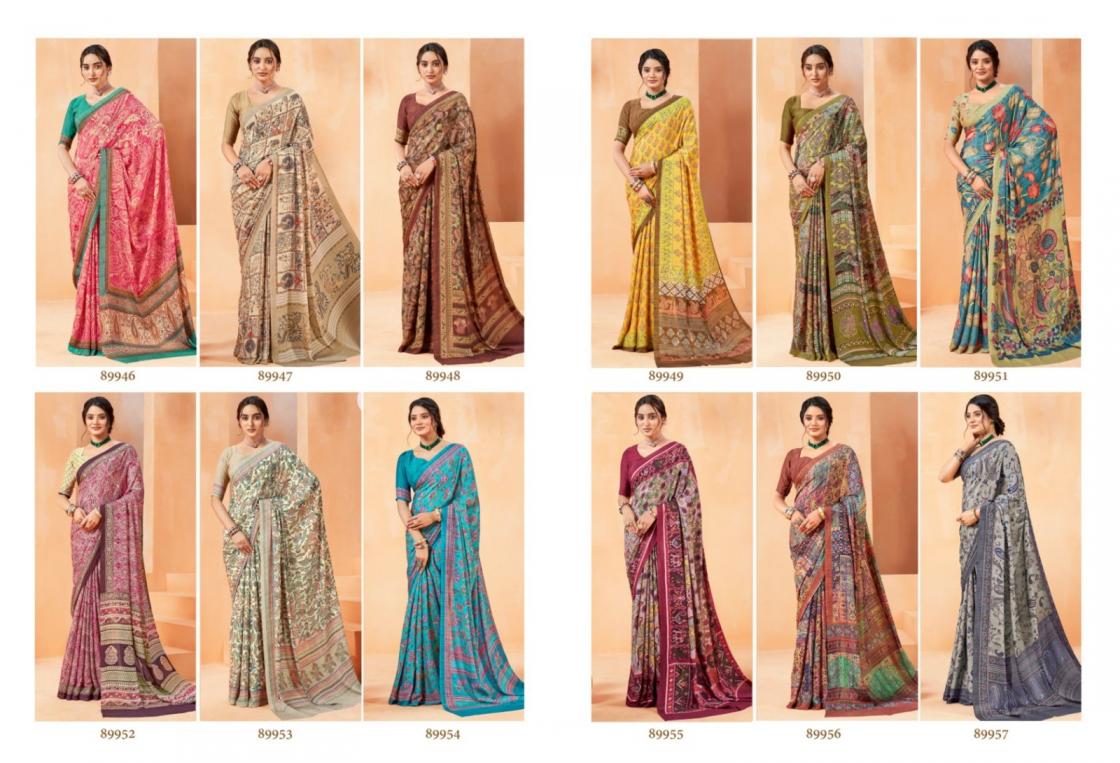 VIPUL ANTIQUE ROYAL VOL 14 CREWA GEORGETTE STYLISH SAREE ONLINE
