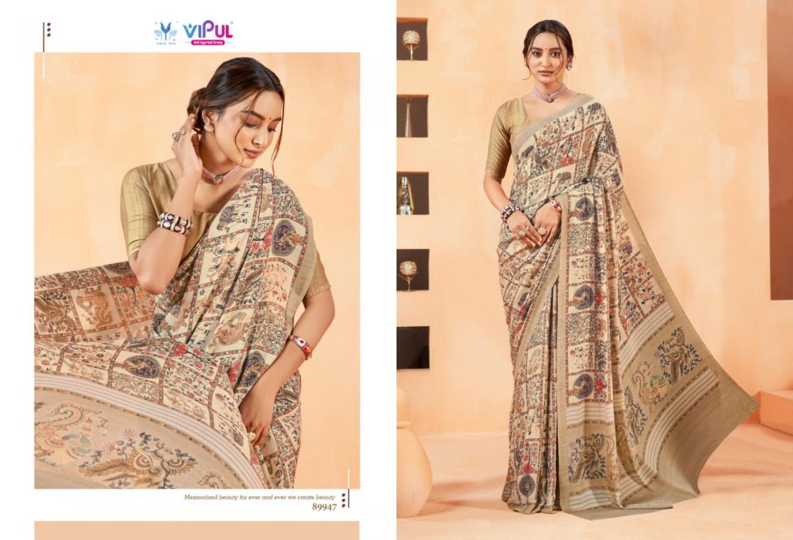 VIPUL ANTIQUE ROYAL VOL 14 CREWA GEORGETTE STYLISH SAREE ONLINE