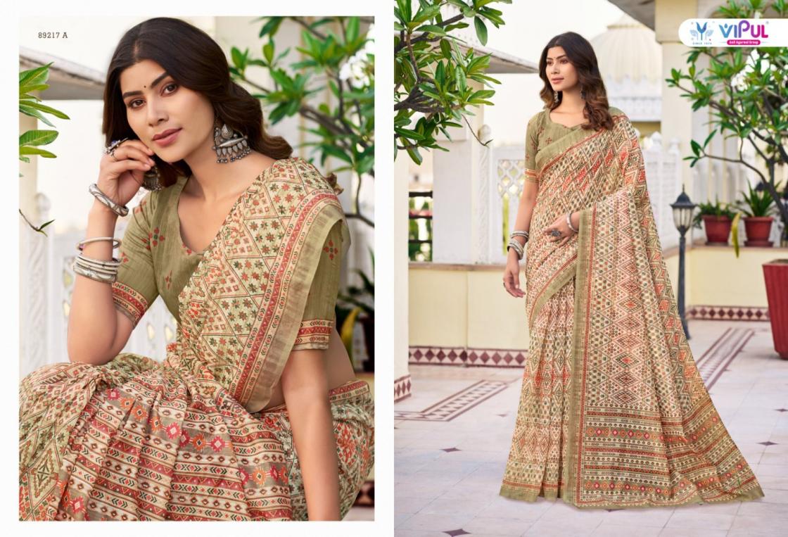 VIPUL FASHION PRATIKSHA COTTON COMFORTABLE SAREE WHOLESALER