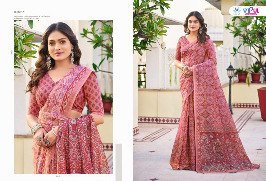 VIPUL FASHION PRATIKSHA COTTON COMFORTABLE SAREE WHOLESALER