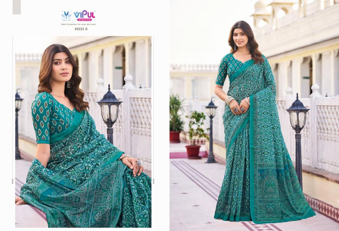VIPUL FASHION PRATIKSHA COTTON COMFORTABLE SAREE WHOLESALER
