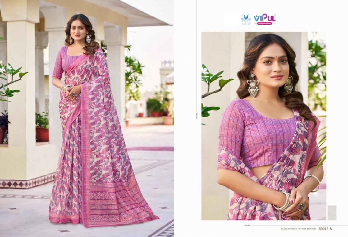 VIPUL FASHION PRATIKSHA COTTON COMFORTABLE SAREE WHOLESALER