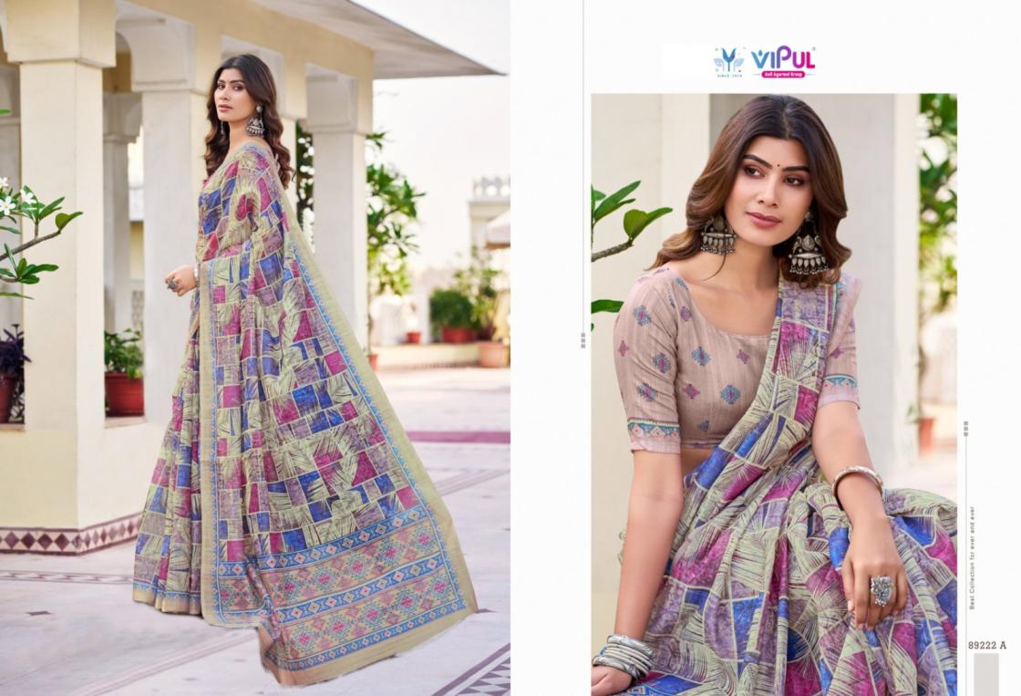 VIPUL FASHION PRATIKSHA COTTON COMFORTABLE SAREE WHOLESALER