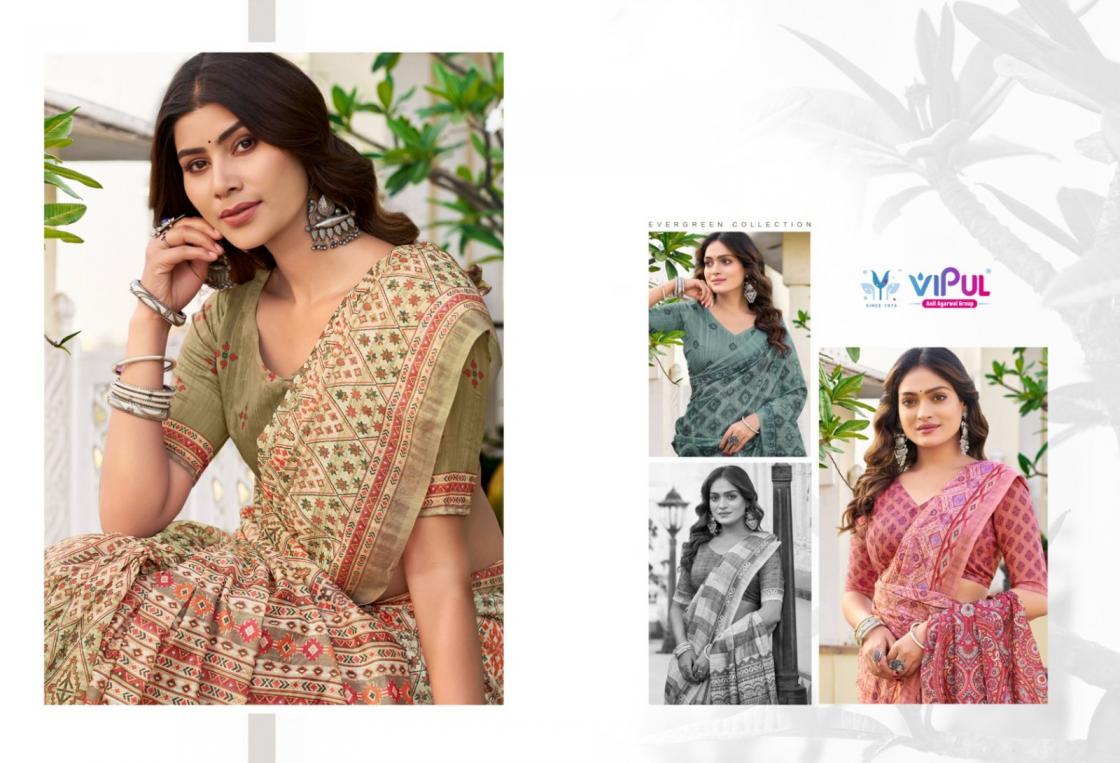 VIPUL FASHION PRATIKSHA COTTON COMFORTABLE SAREE WHOLESALER