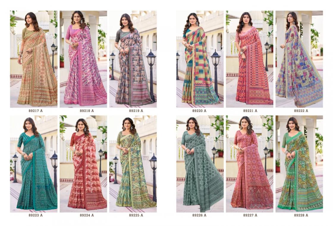 VIPUL FASHION PRATIKSHA COTTON COMFORTABLE SAREE WHOLESALER