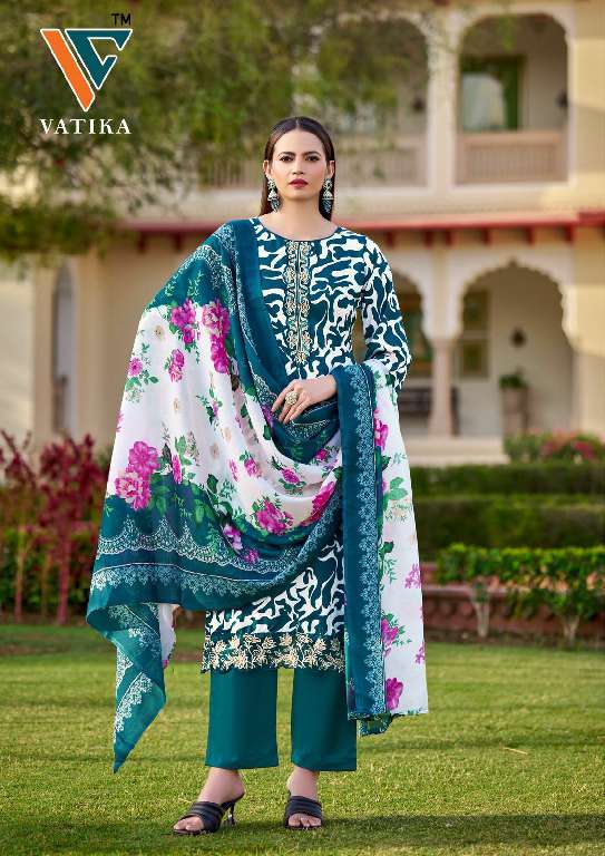 VANDANA VATIKA VOL-1 WHOLESALE COTTON PRINTED DRESS MATERIAL ONLINE
