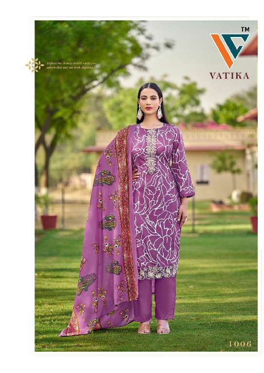 VANDANA VATIKA VOL-1 WHOLESALE COTTON PRINTED DRESS MATERIAL ONLINE