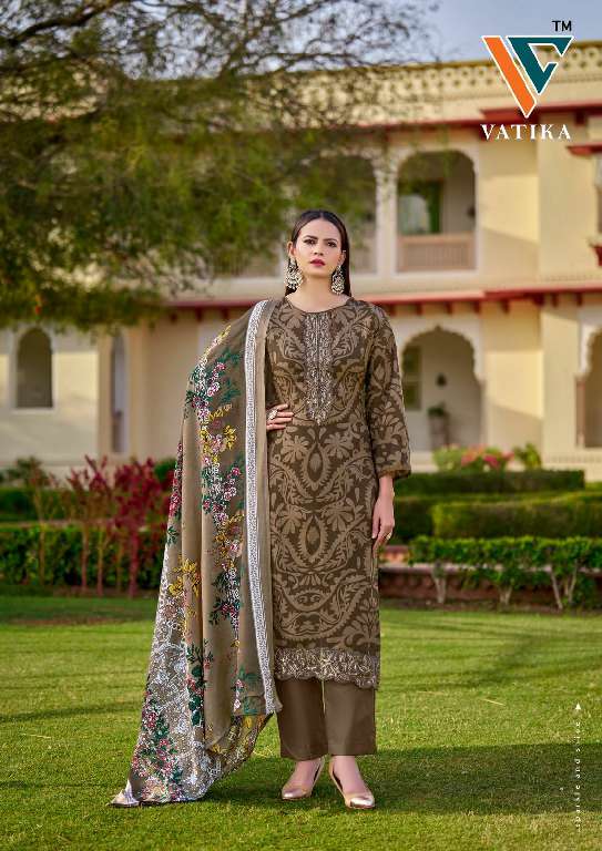VANDANA VATIKA VOL-1 WHOLESALE COTTON PRINTED DRESS MATERIAL ONLINE